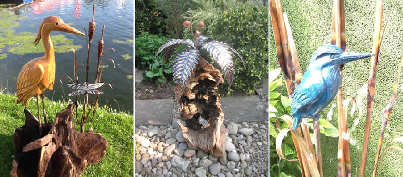 MOSS ART - Unique wooden sculptures, water features, root sculptures