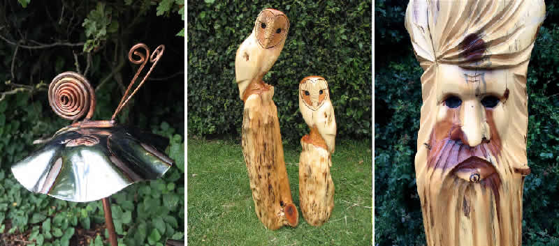 MOSS ART - Unique wooden sculptures, water features, root sculptures